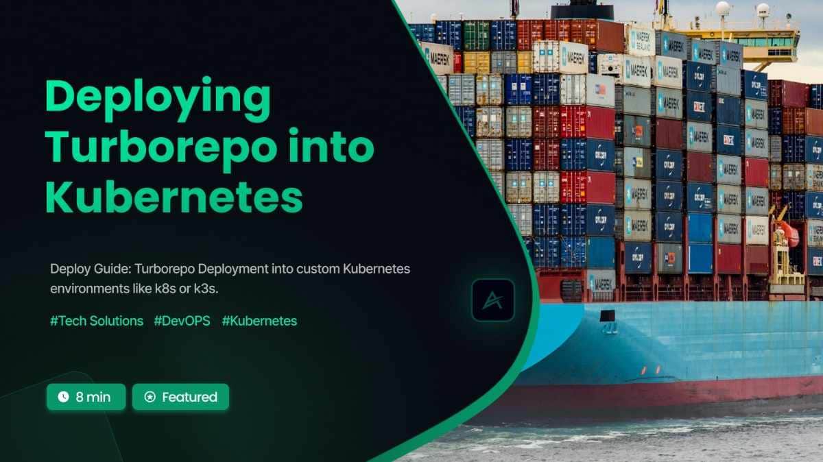 Deploying a Turborepo into Kubernetes