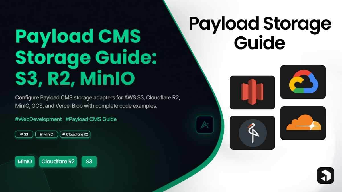 Payload CMS Storage Guide: S3, Cloudflare R2, MinIO & More