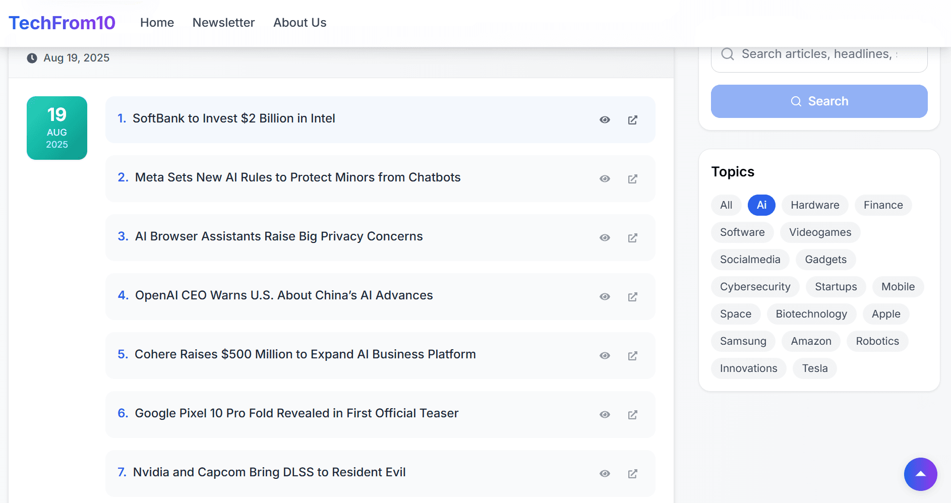 Home Page2 Filter Section