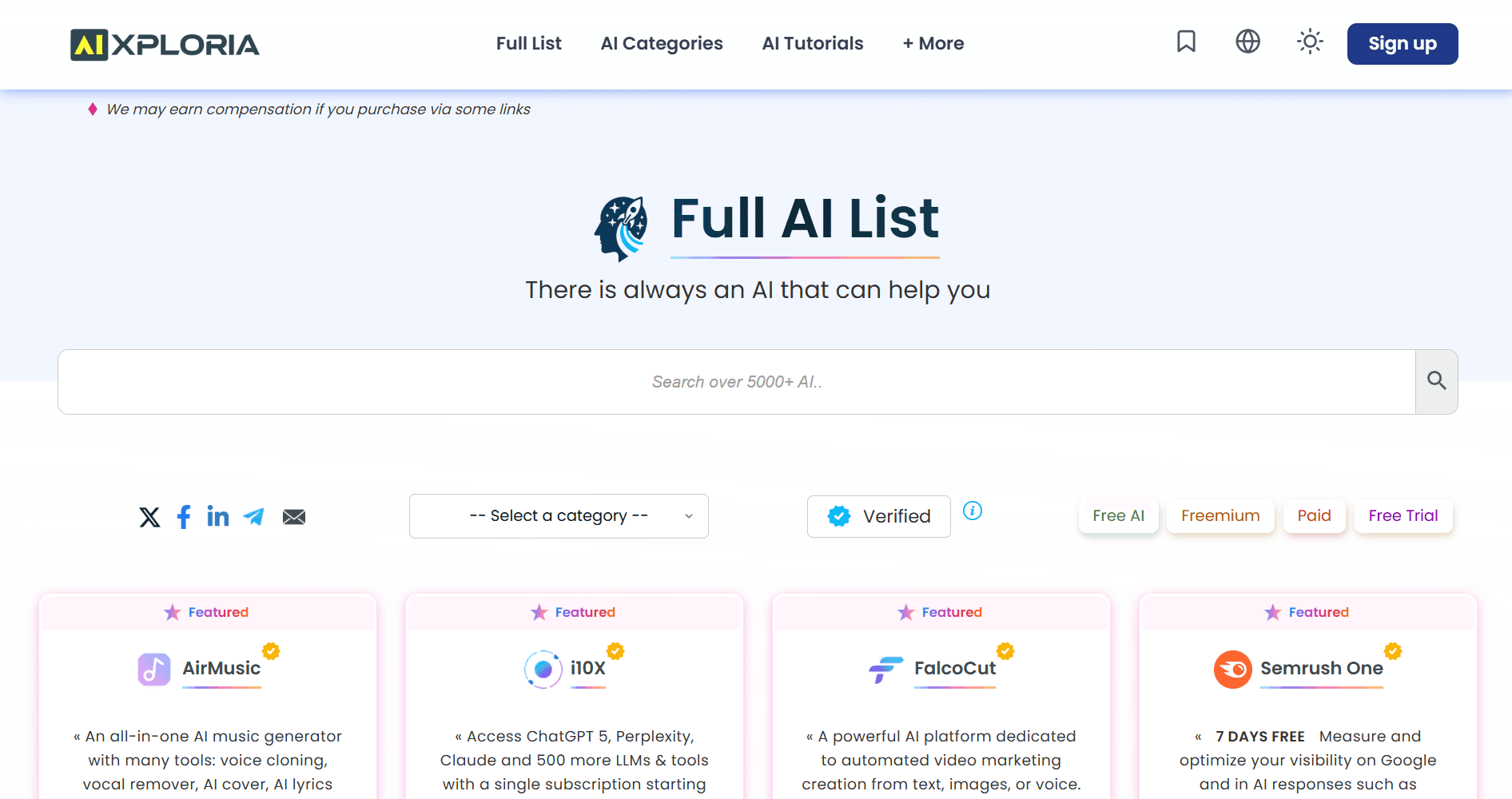 Ultimate AI Full List