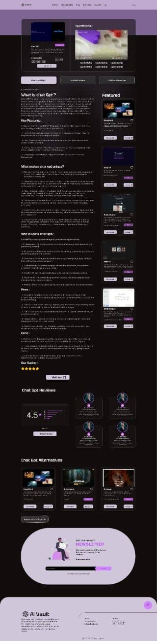 AI Tool Page