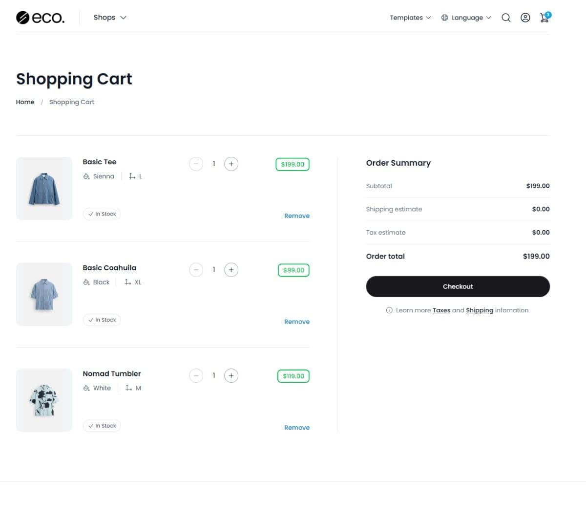 Shopping Cart