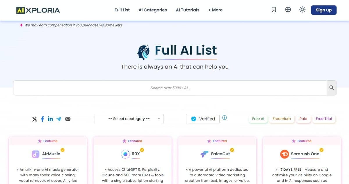 Ultimate AI Full List