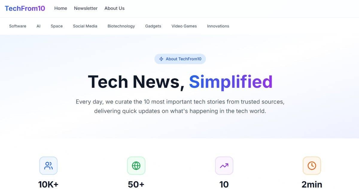 About TechFrom10